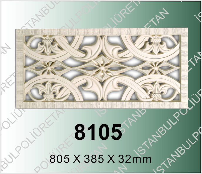 8105 Transparan Poliüretan Dekoratif Panel